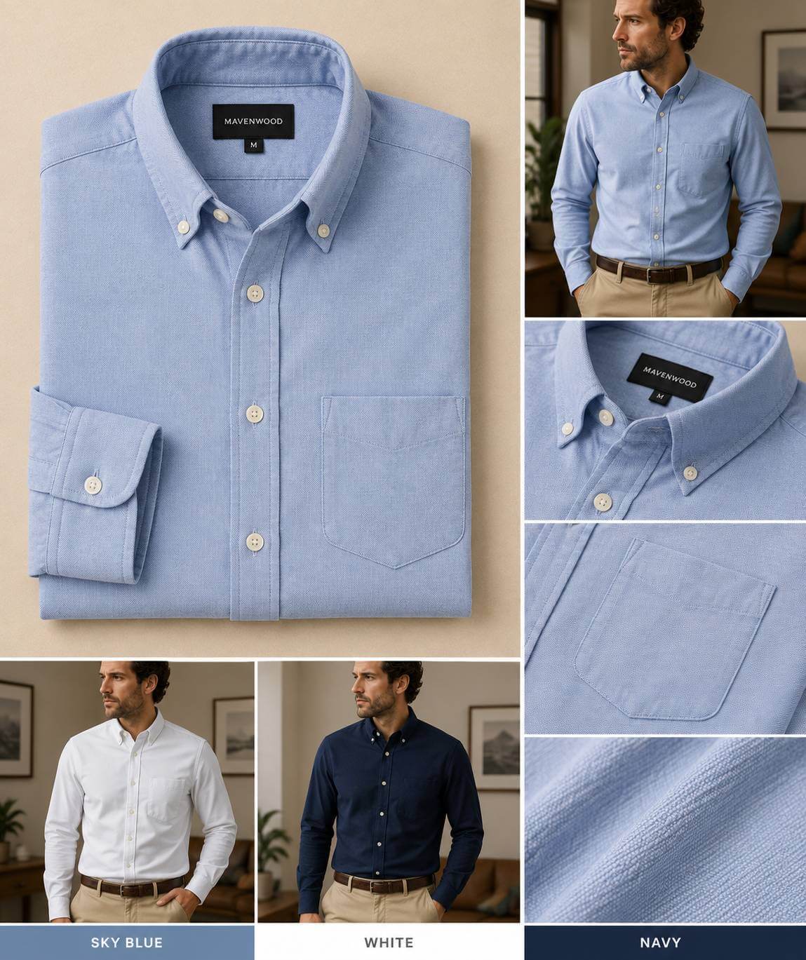 Mavenwood Ellis Oxford Button Shirt