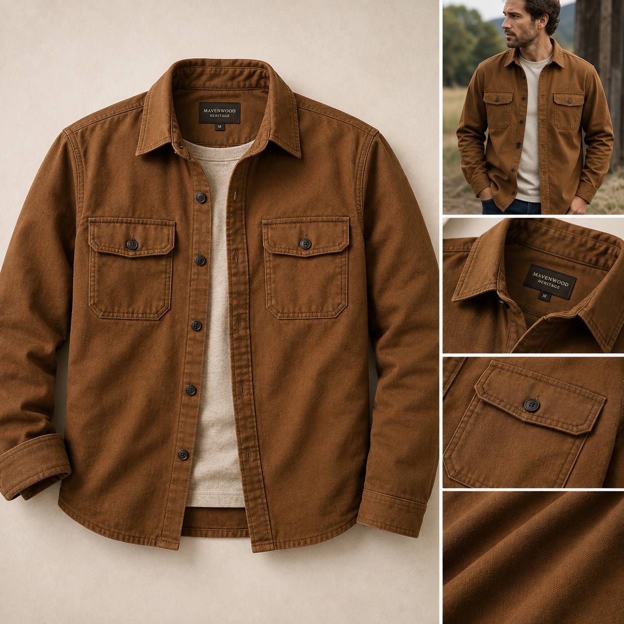 Mavenwood Rowan Heritage Overshirt